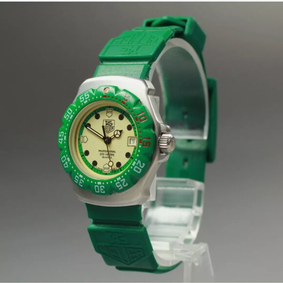 Tag Heuer Green Mint Women's 28mm Dive Watch - Picture 1 of 6